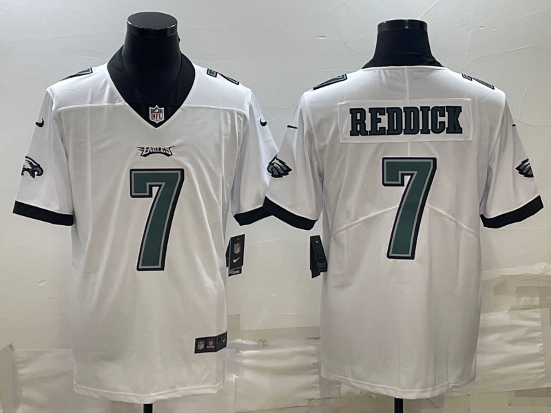 Men's Philadelphia Eagles Haason Reddick #7 White Game jersey