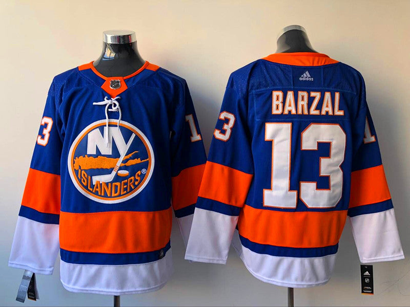Men's New York Islanders Mathew Barzal #13 Royal Player Game jersey