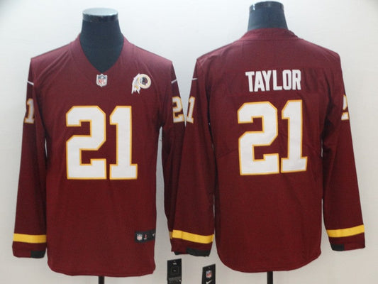 Men's Washington Commanders Sean Taylor #21 Red Authentic Game jersey