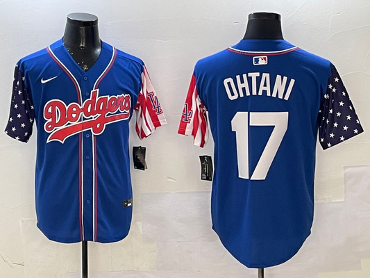 Men's Los Angeles Dodgers Shohei Ohtani Royal Player jersey