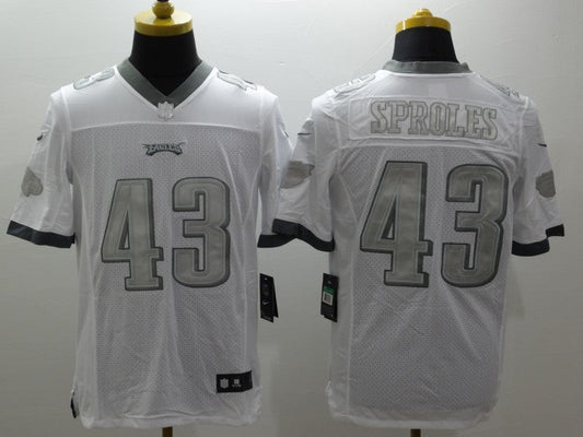 Men's Philadelphia Eagles Darren Sproles #43 White Game jersey