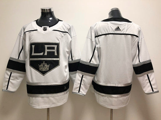 Men's Los Angeles Kings White Breakaway Away Blank jersey