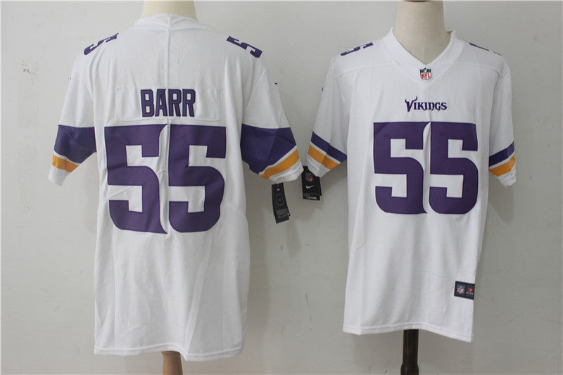 Men's Minnesota Vikings Anthony Barr #55 White Game jersey