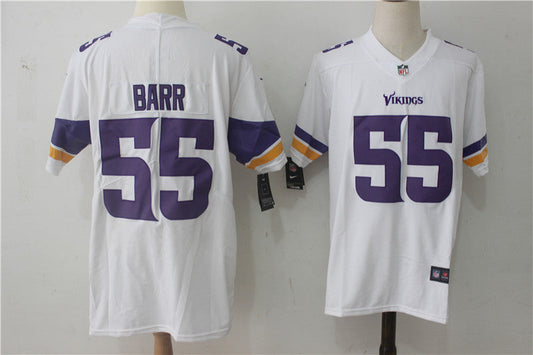 Men's Minnesota Vikings Anthony Barr #55 White Game jersey