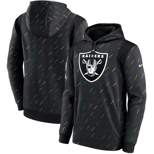 Men's Las Vegas Raiders NFL 2021 Salute to Service Hoodie1 Black