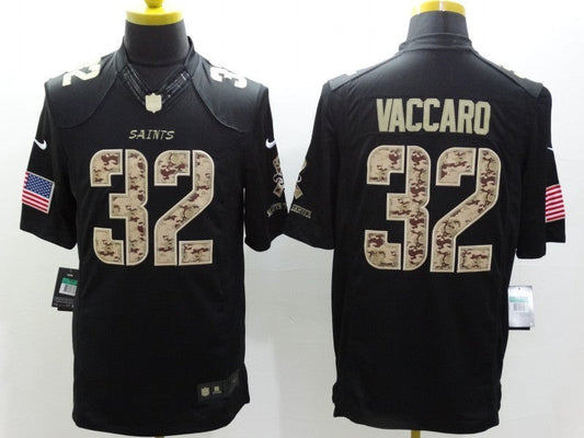 Men's New Orleans Saints Kenny Vaccaro #32 Black Game Player jersey