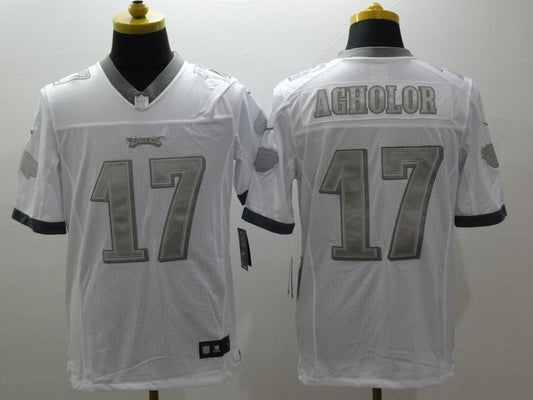Men's Philadelphia Eagles Nelson Agholor #17 White Game jersey