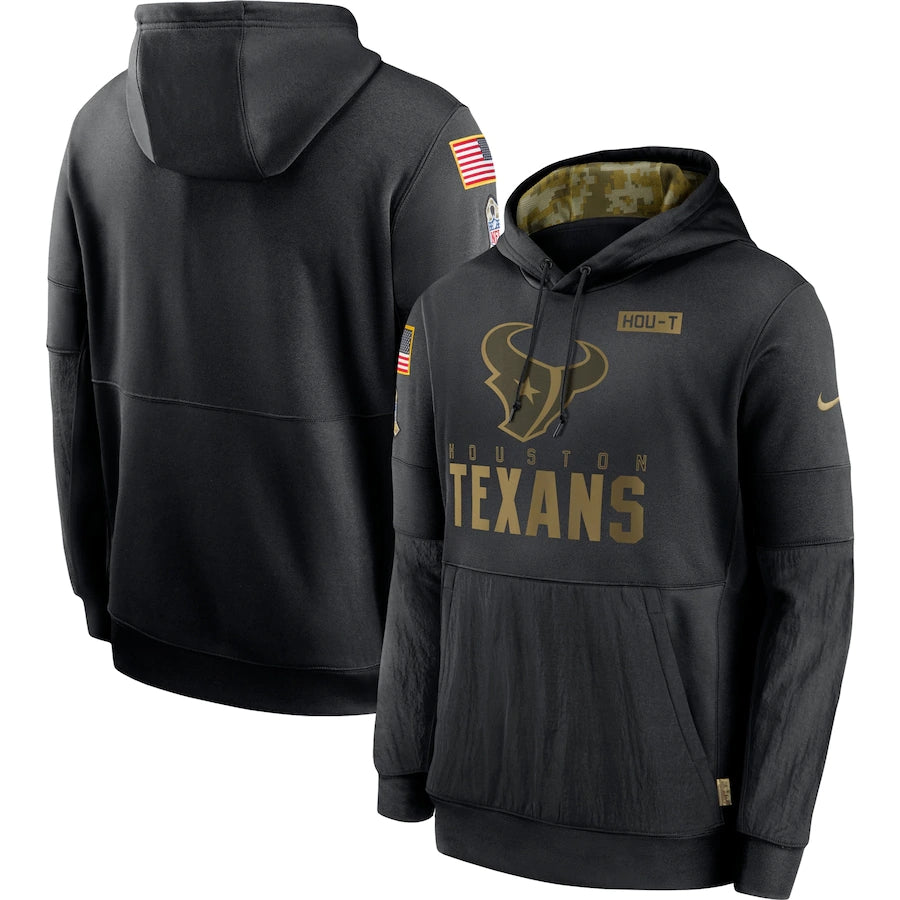 Men's Houston Texans NFL 2020 Salute to Service Hoodie1 Black