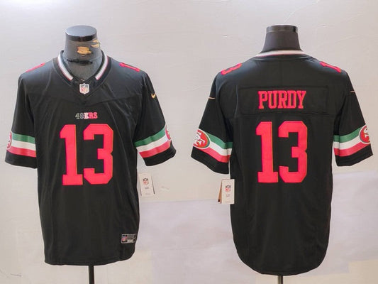 Men's San Francisco 49ers Brock Purdy #13 Black Vapor F.U.S.E. Limited jersey