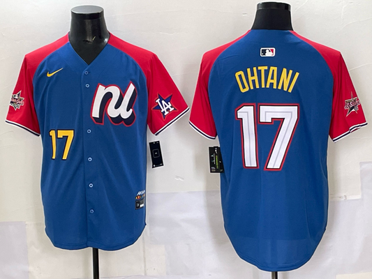 Men's National League Shohei Ohtani #17 Blue 2025 All-Star Edition Game Jersey