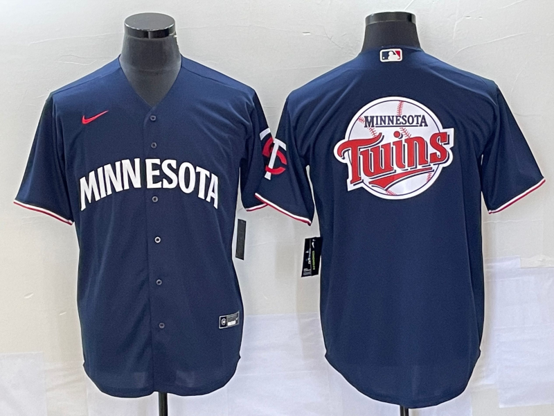Men's Minnesota Twins Navy Alternate Replica Team jersey