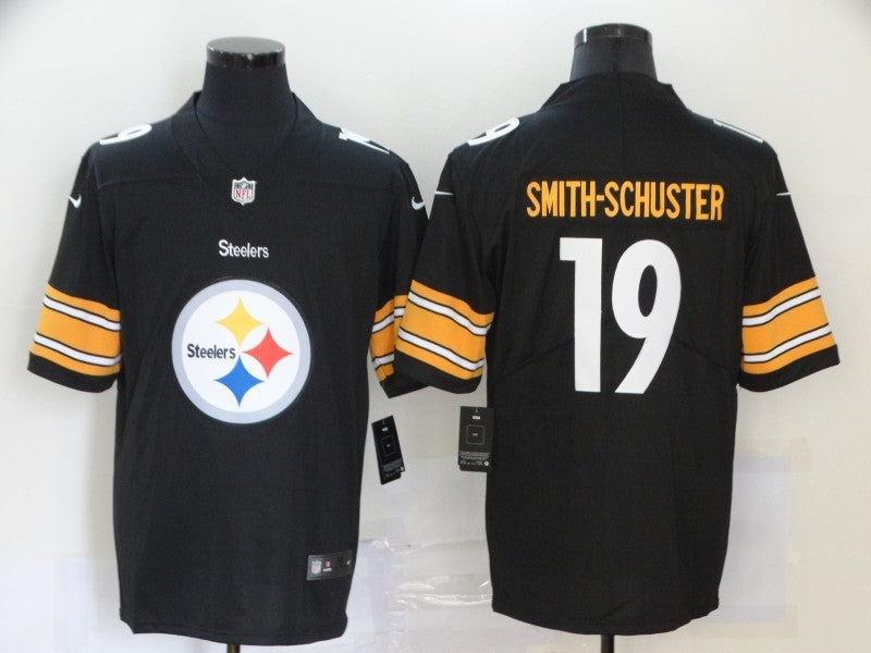 Men's Pittsburgh Steelers #19 JuJu Smith-Schuster Black Alternate Game jersey