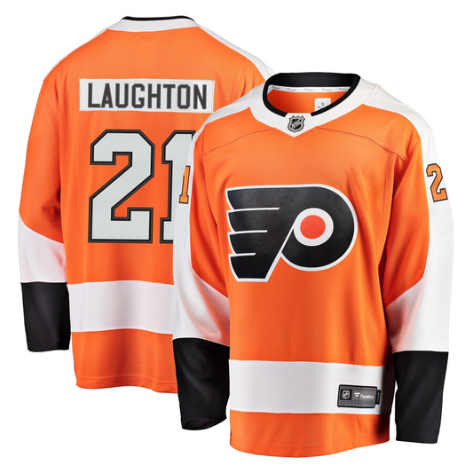 Men's Philadelphia Flyers Scott Laughton #21 Orange Replica Player jersey
