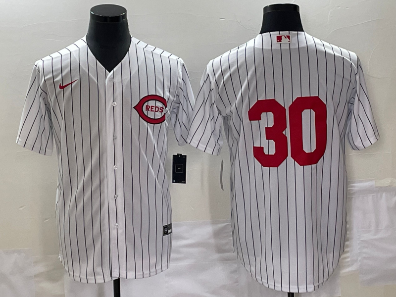 Men's Cincinnati Reds Ken Griffey Jr. #30 White 2022 MLB at Field of Dreams Game Authentic Player jersey