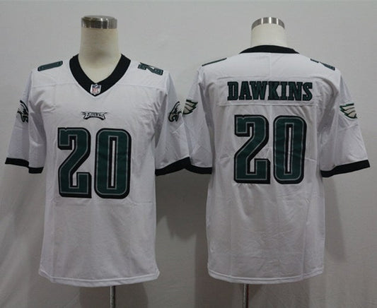 Men's Philadelphia Eagles Brian Dawkins #20 White Game jersey