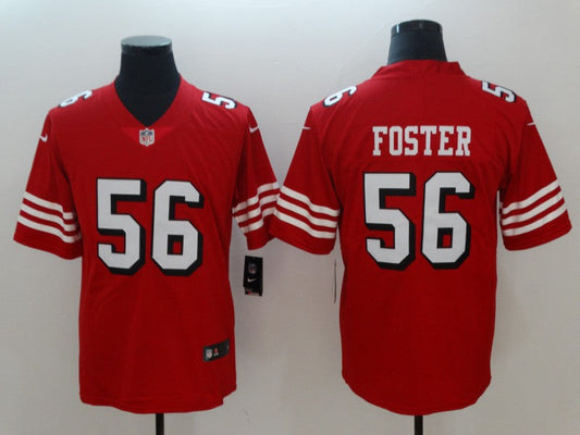Men's San Francisco 49ers Ruben Foster #56 Red Game jersey