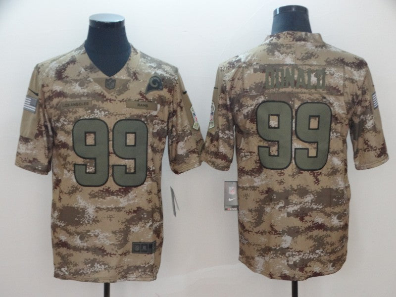 Men's Los Angeles Rams Aaron Donald #99 Camouflage Game jersey