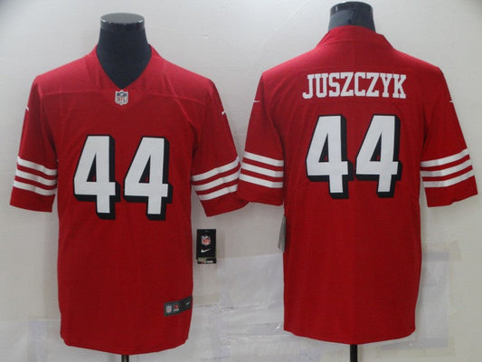 Men's San Francisco 49ers Kyle Juszczyk #44 Red Game Player jersey