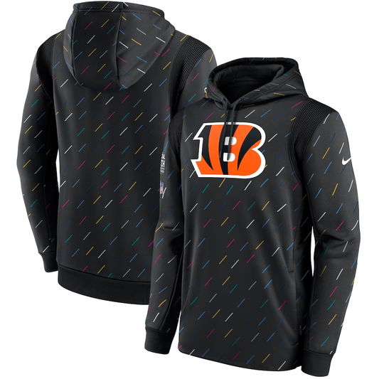 Men's Cincinnati Bengals NFL 2021 Salute to Service Hoodie1 Black