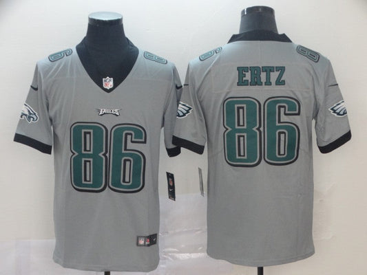 Men's Philadelphia Eagles Zach Ertz #86 Gray Game jersey
