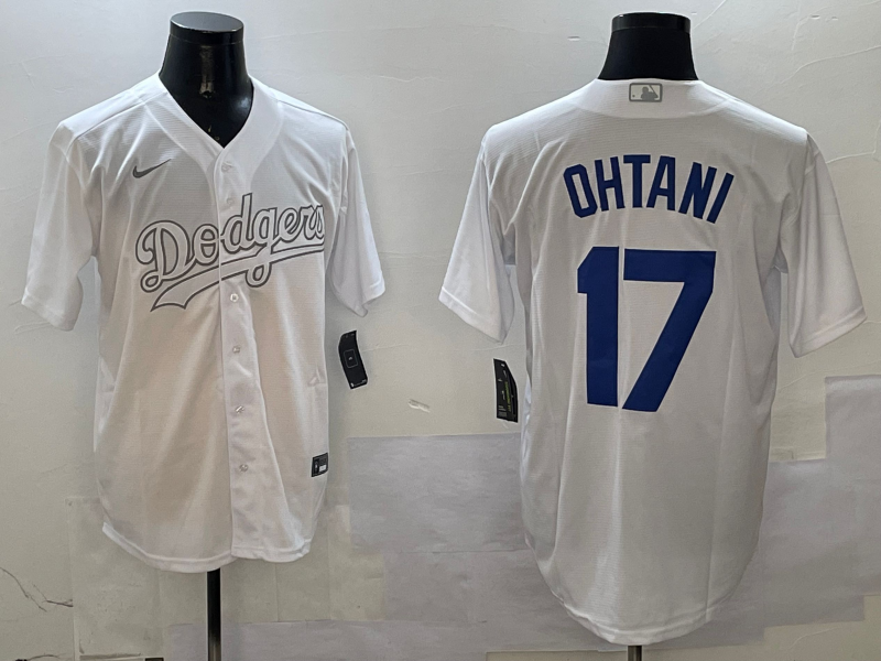 Men's Los Angeles Dodgers Shohei Ohtani White Game Player jersey