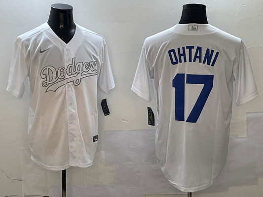 Men's Los Angeles Dodgers Shohei Ohtani White Game Player jersey