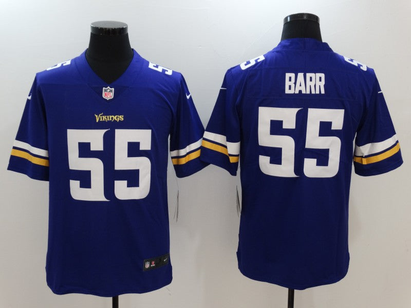 Men's Minnesota Vikings Anthony Barr #55 Purple Game jersey