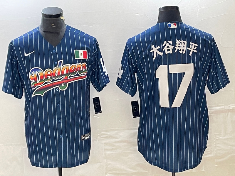 Men's Los Angeles Dodgers Shohei Ohtani #17 Royal Player Game jersey
