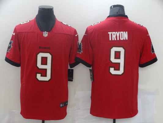 Men's Tampa Bay Buccaneers Joe Tryon #9 Red Game jersey