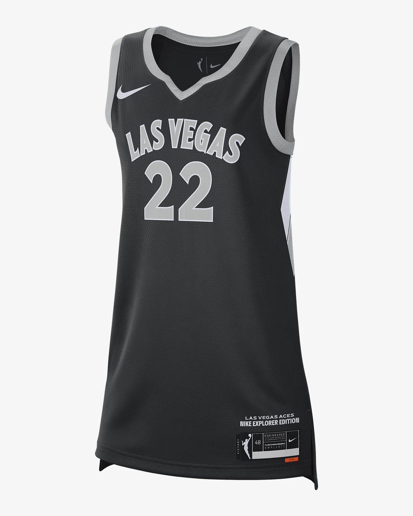Men's Las Vegas Aces A������������Ja Wilson #22 Black Player Jersey
