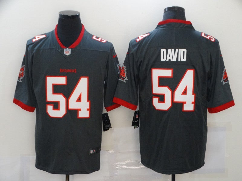 Men's Tampa Bay Buccaneers Lavonte David #54 Gray Game jersey