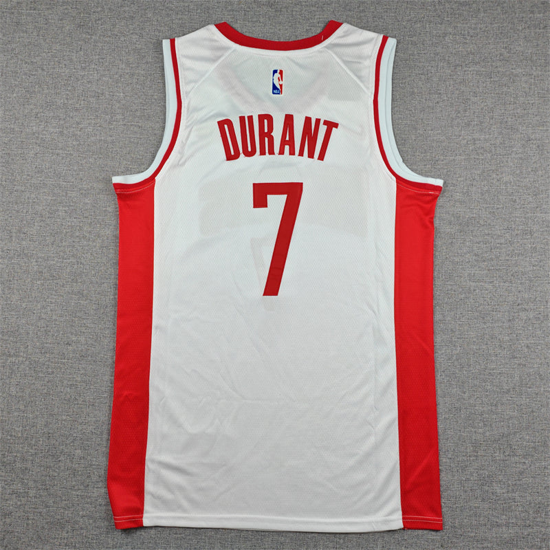 Men's Houston Rockets Kevin Durant #7 White 2020/21 Swingman Jersey - Association Edition