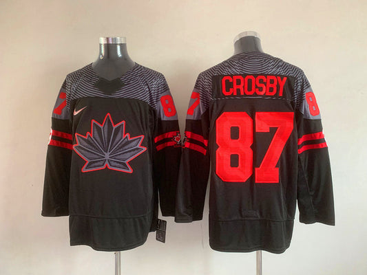 Men's Toronto Maple Leafs Sidney Crosby #87 Black Player Game jersey