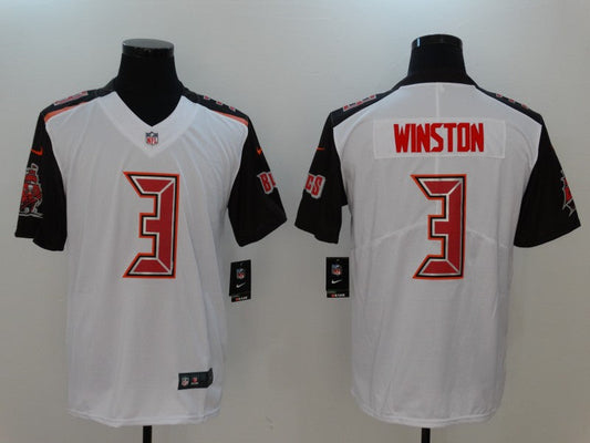 Men's Tampa Bay Buccaneers Jameis Winston #3 White Team Game jersey