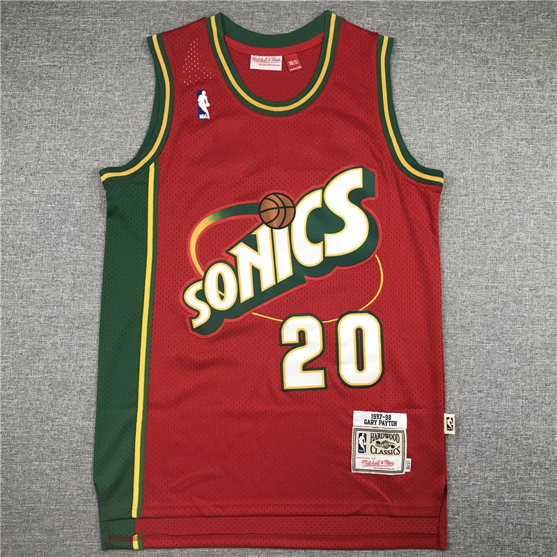 Men's Seattle SuperSonics Gary Payton 1997-98 Hardwood Classics Swingman Jersey