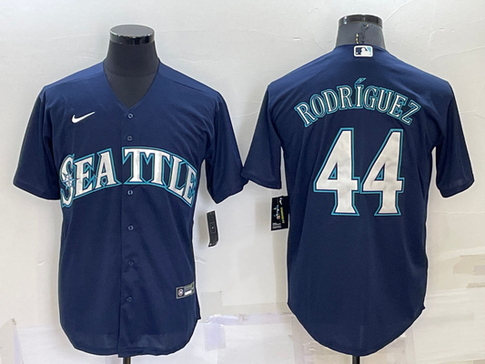 Men's Seattle Mariners Julio Rodriguez #44 Navy Replica Baseball jersey
