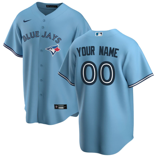 Men's Toronto Blue Jays Blue Replica Custom jersey