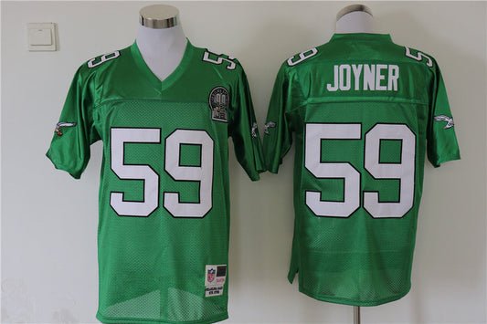 Men's Philadelphia Eagles Seth Joyner Mitchell & Ness Kelly Green Legacy Replica jersey