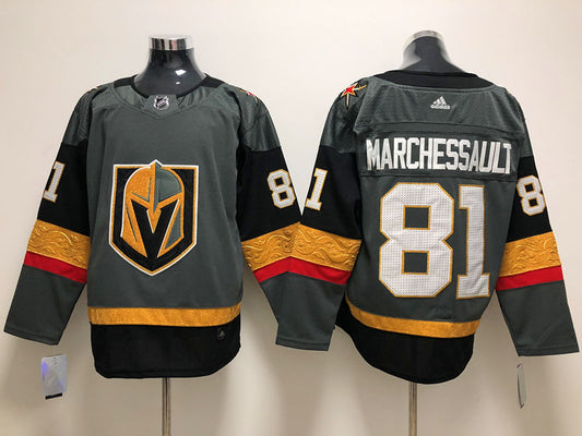 Men's Vegas Golden Knights Jonathan Marchessault #81 Gray Breakaway Player jersey