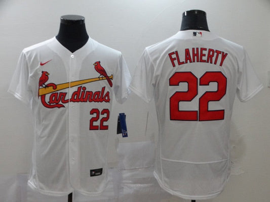 Men's St. Louis Cardinals Jack Flaherty #22 White Replica Baseball jersey