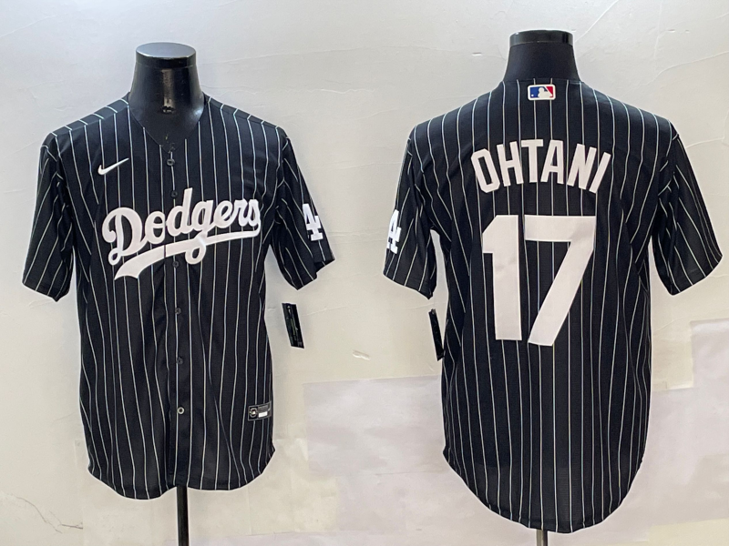 Men's Los Angeles Dodgers Shohei Ohtani Black Alternate Limited Player jersey