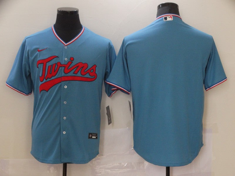 Men's Minnesota Twins Blue Replica Player Blank jersey