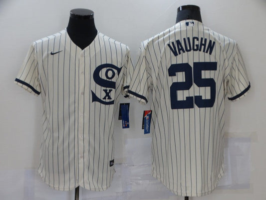 Men's Chicago White Sox Andrew Vaughn #25 Beige Replica Baseball jersey