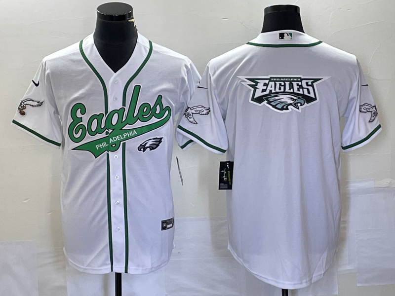Men's Philadelphia Eagles White Game jersey