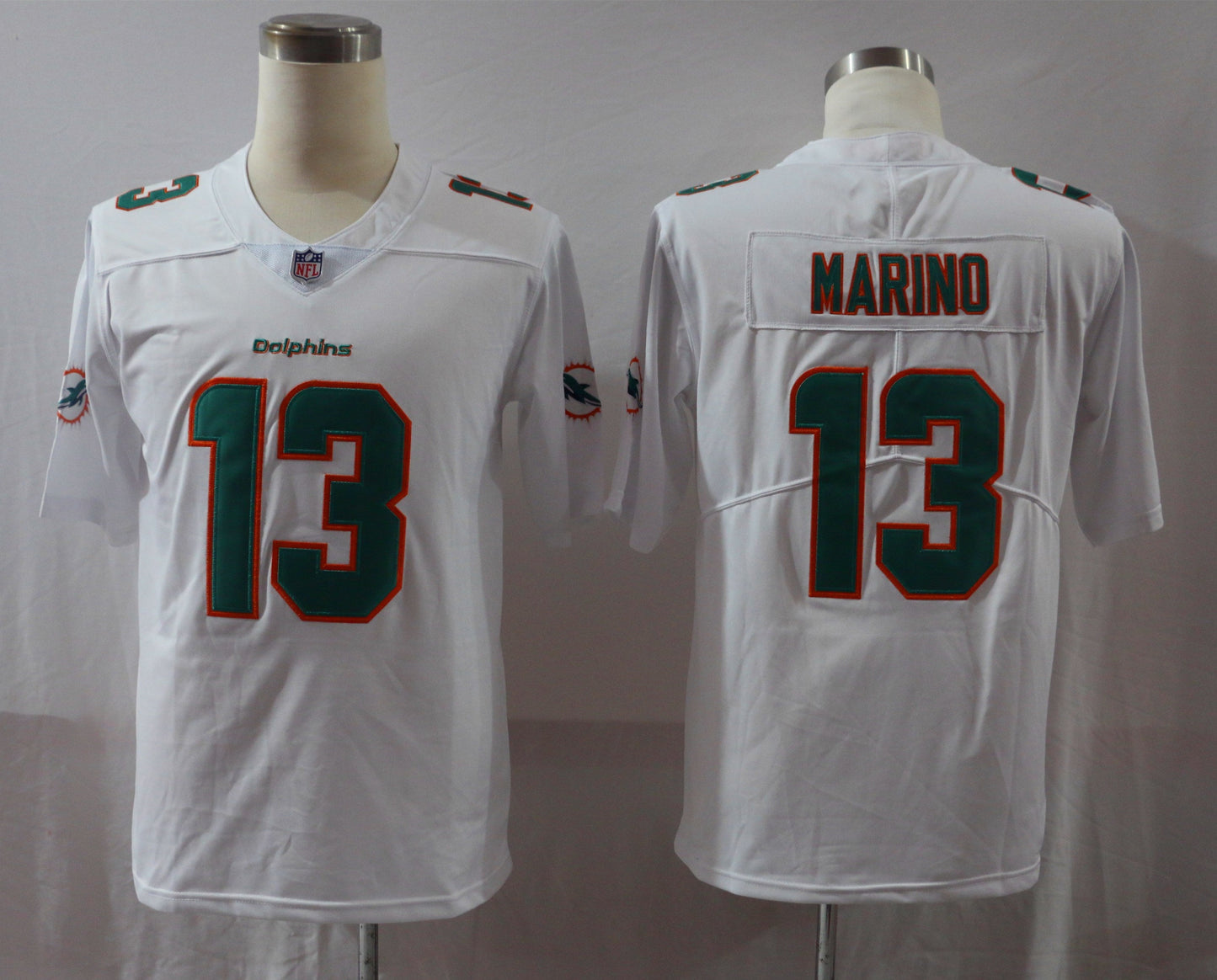 Men's Miami Dolphins Dan Marino #13 White Game jersey