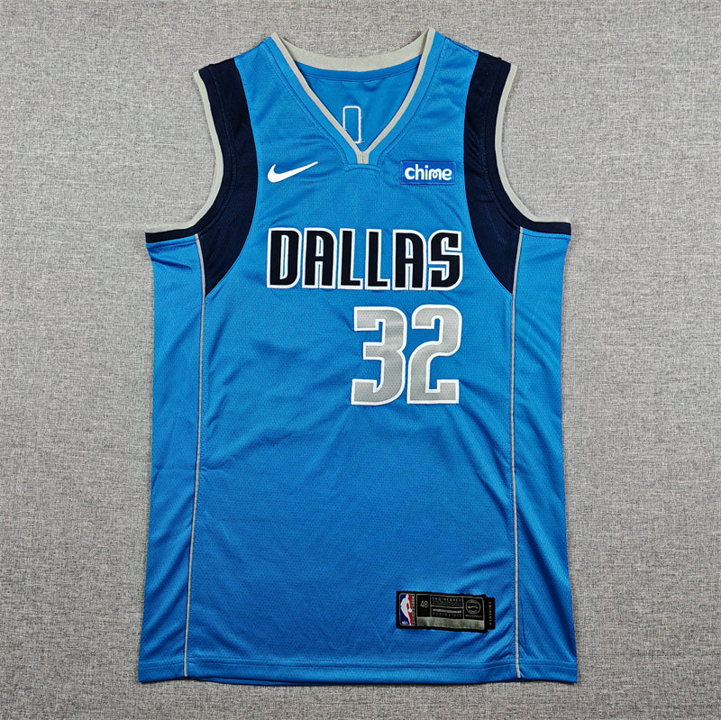 Men's Dallas Mavericks Cooper Flagg #32 Blue 2025 NBA Draft First Round Pick Swingman Jersey - Icon Edition