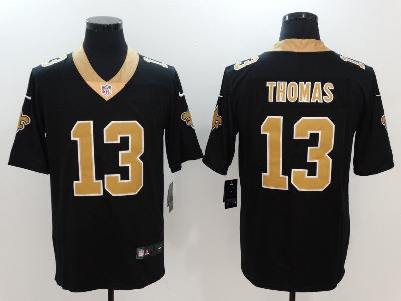 Men's New Orleans Saints Michael Thomas #13 Black Team Color Game jersey
