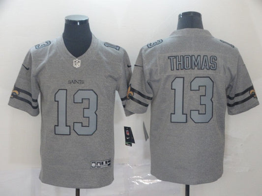 Men's New Orleans Saints Michael Thomas #13 Gray Game jersey