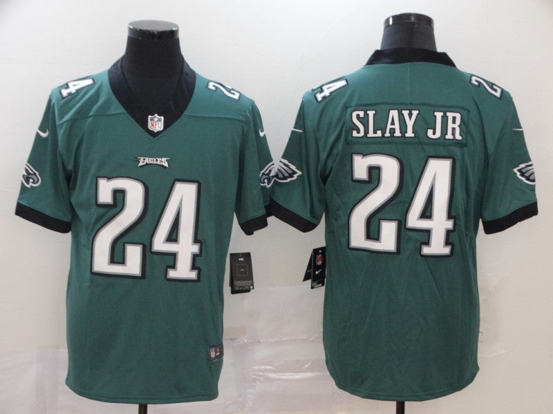 Men's Philadelphia Eagles Darius Slay Jr. #24 Midnight Green Game jersey