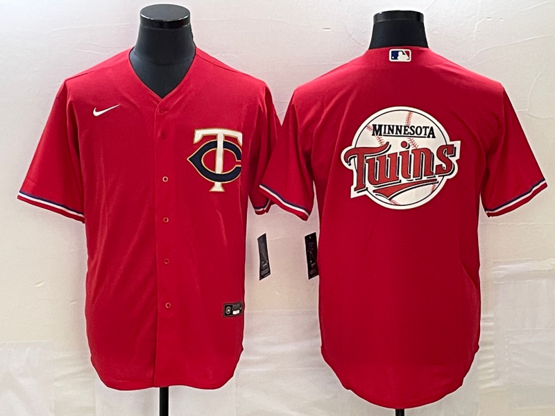 Men's Minnesota Twins Red Alternate Replica Team jersey